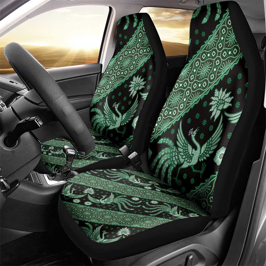 Indonesia Batik Pattern Car Seat Cover Green Version - Wonder Print Shop