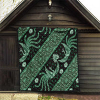 Indonesia Batik Pattern Quilt Green Version - Wonder Print Shop