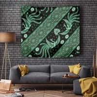 Indonesia Batik Pattern Tapestry Green Version - Wonder Print Shop