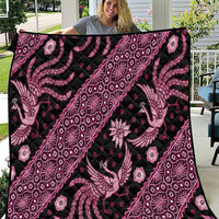 Indonesia Batik Pattern Quilt Pink Version - Wonder Print Shop