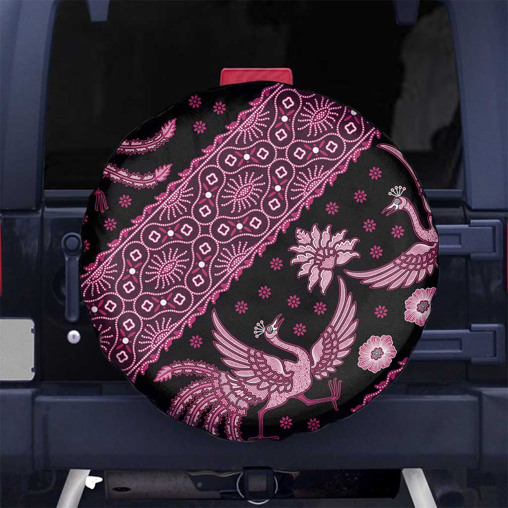 Indonesia Batik Pattern Spare Tire Cover Pink Version - Wonder Print Shop