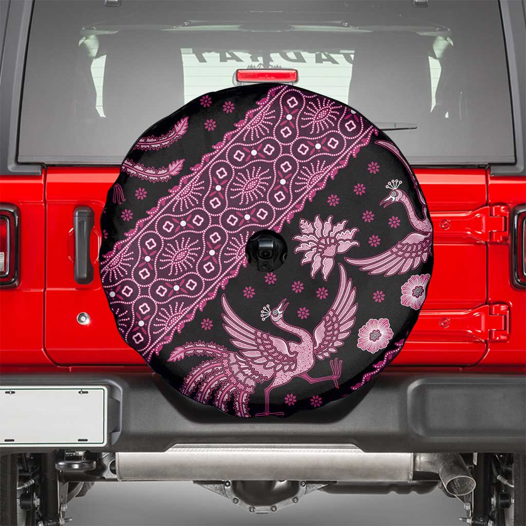 Indonesia Batik Pattern Spare Tire Cover Pink Version - Wonder Print Shop