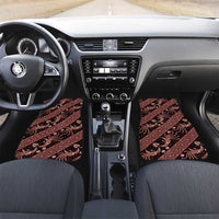 Indonesia Batik Pattern Car Mats Red Version - Wonder Print Shop