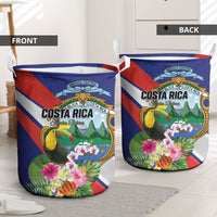 Costa Rica Rainbow Toucan Laundry Basket Happy Independence Day