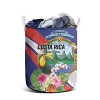 Costa Rica Rainbow Toucan Laundry Basket Happy Independence Day