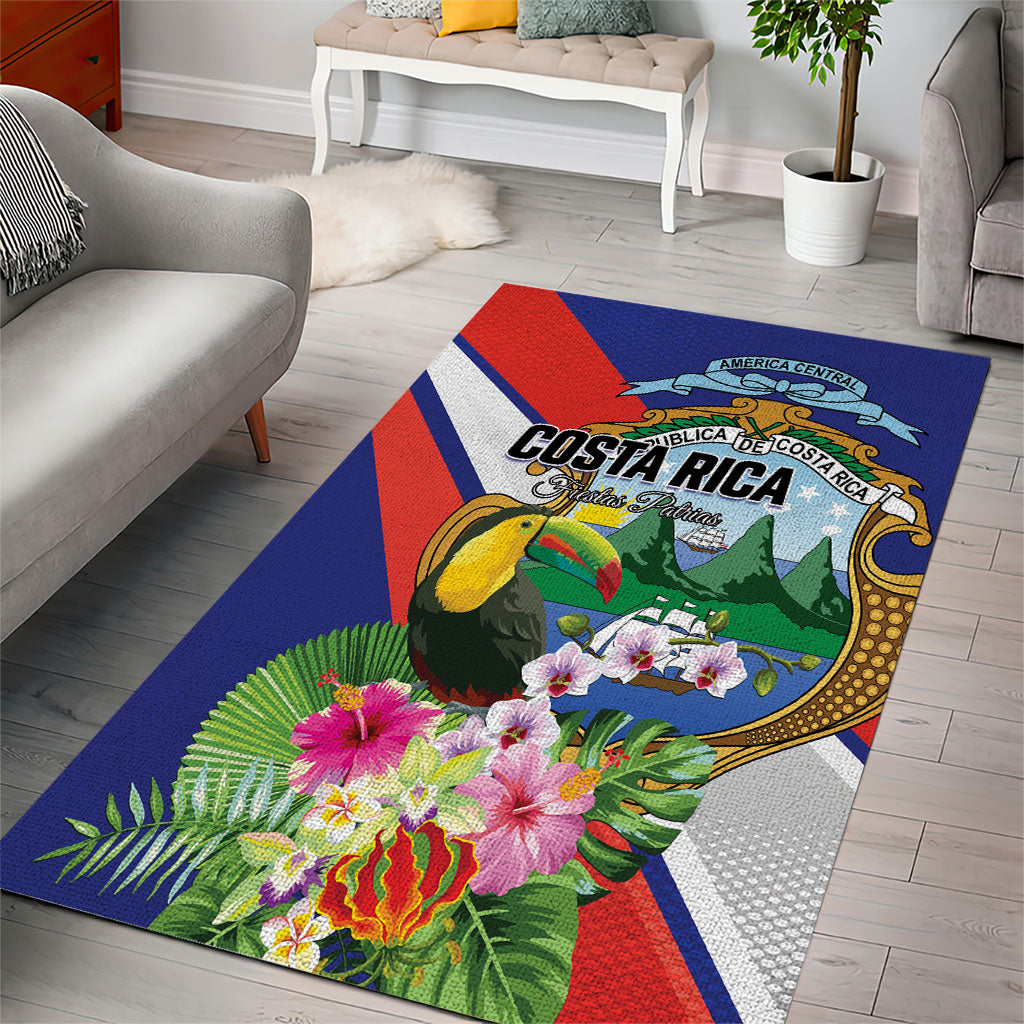 Costa Rica Rainbow Toucan Area Rug Happy Independence Day