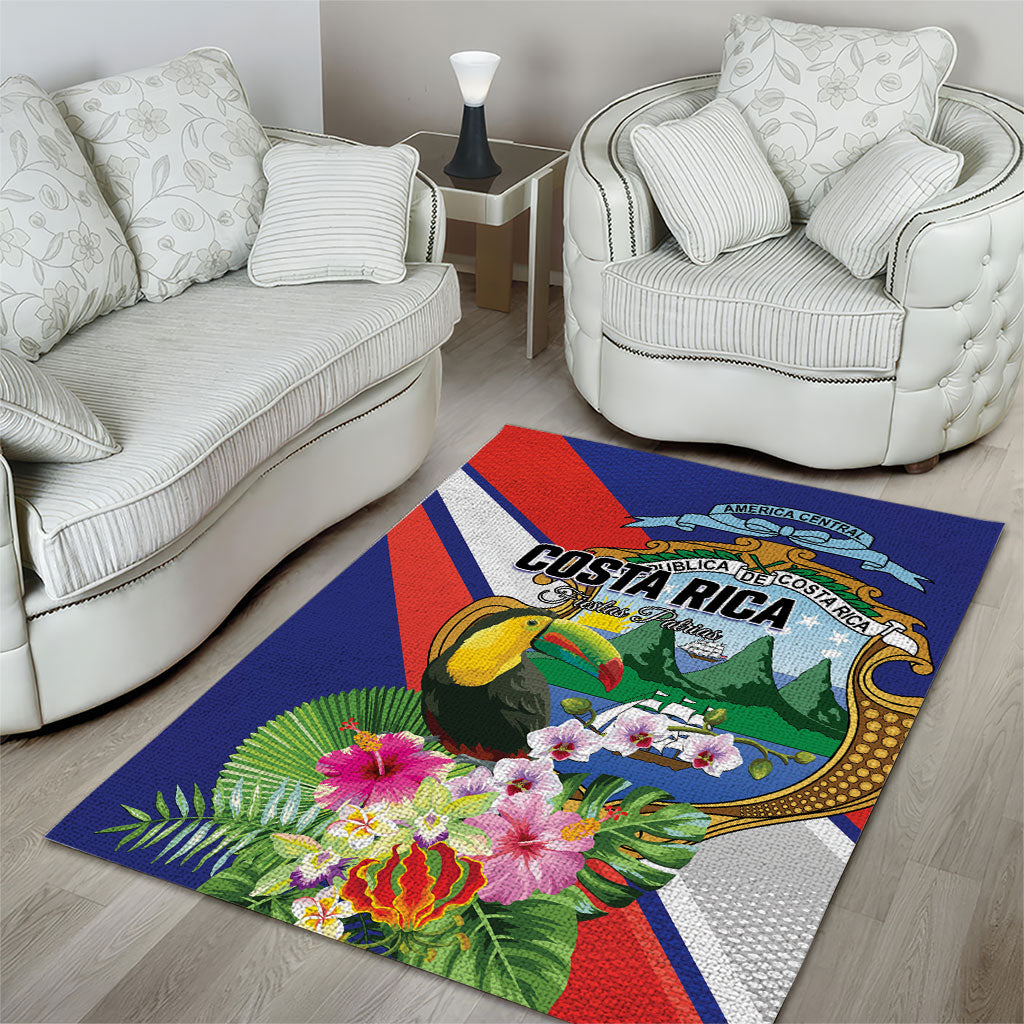 Costa Rica Rainbow Toucan Area Rug Happy Independence Day