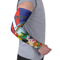 Personalized Costa Rica Rainbow Toucan Arm Sleeves Happy Independence Day