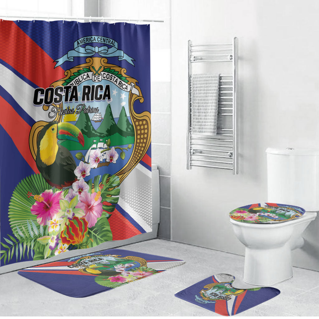 Costa Rica Rainbow Toucan Bathroom Set Happy Independence Day