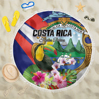 Costa Rica Rainbow Toucan Beach Blanket Happy Independence Day