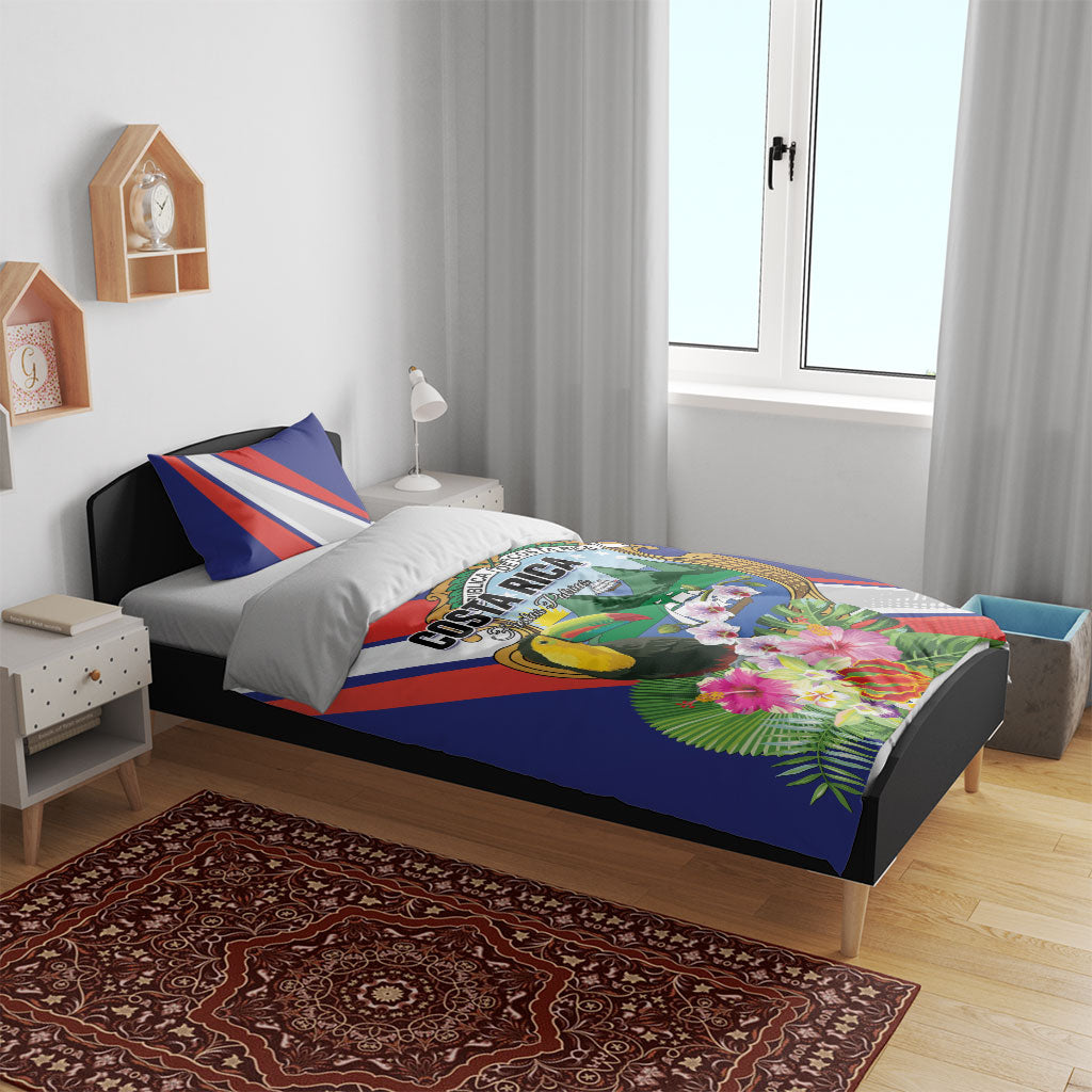 Costa Rica Rainbow Toucan Bedding Set Happy Independence Day