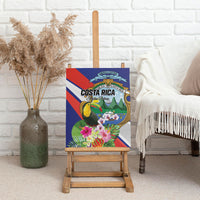 Costa Rica Rainbow Toucan Canvas Wall Art Happy Independence Day