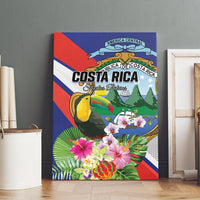 Costa Rica Rainbow Toucan Canvas Wall Art Happy Independence Day