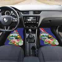 Personalized Costa Rica Rainbow Toucan Car Mats Happy Independence Day