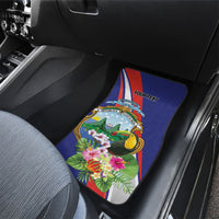 Personalized Costa Rica Rainbow Toucan Car Mats Happy Independence Day