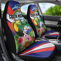 Costa Rica Rainbow Toucan Car Seat Cover Happy Independence Day
