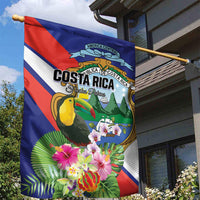 Costa Rica Rainbow Toucan Garden Flag Happy Independence Day