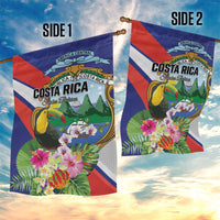 Costa Rica Rainbow Toucan Garden Flag Happy Independence Day