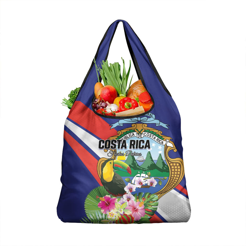 Costa Rica Rainbow Toucan Grocery Bag Happy Independence Day