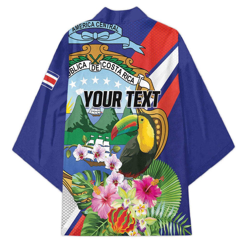 Personalized Costa Rica Rainbow Toucan Kimono Happy Independence Day