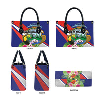 Costa Rica Rainbow Toucan Leather Bag Happy Independence Day