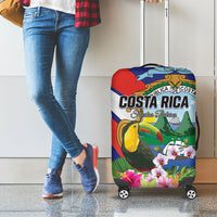 Costa Rica Rainbow Toucan Luggage Cover Happy Independence Day
