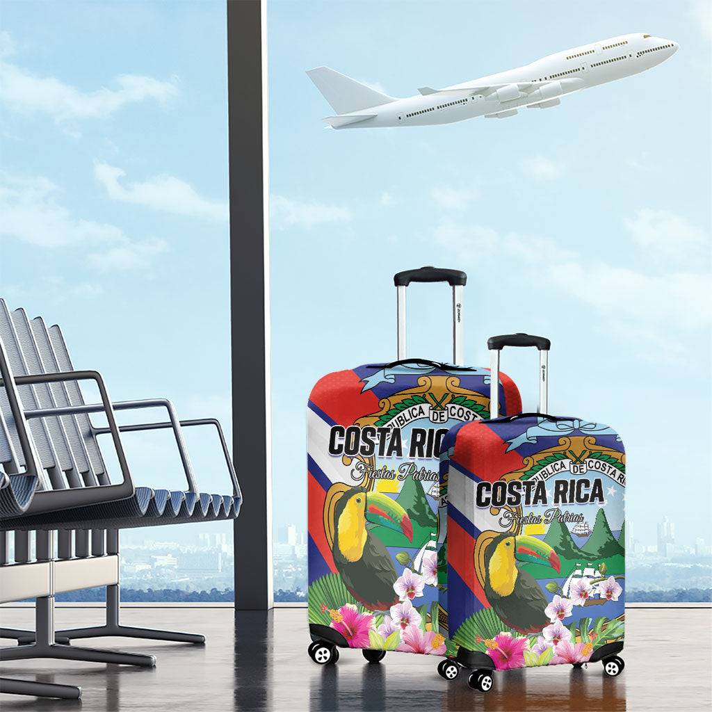 Costa Rica Rainbow Toucan Luggage Cover Happy Independence Day