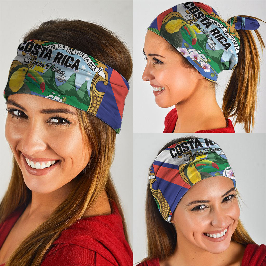 Costa Rica Rainbow Toucan Neck Gaiter Happy Independence Day