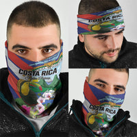 Costa Rica Rainbow Toucan Neck Gaiter Happy Independence Day