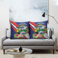 Costa Rica Rainbow Toucan Pillow Cover Happy Independence Day