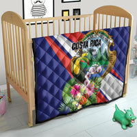 Costa Rica Rainbow Toucan Quilt Happy Independence Day