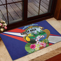 Costa Rica Rainbow Toucan Rubber Doormat Happy Independence Day