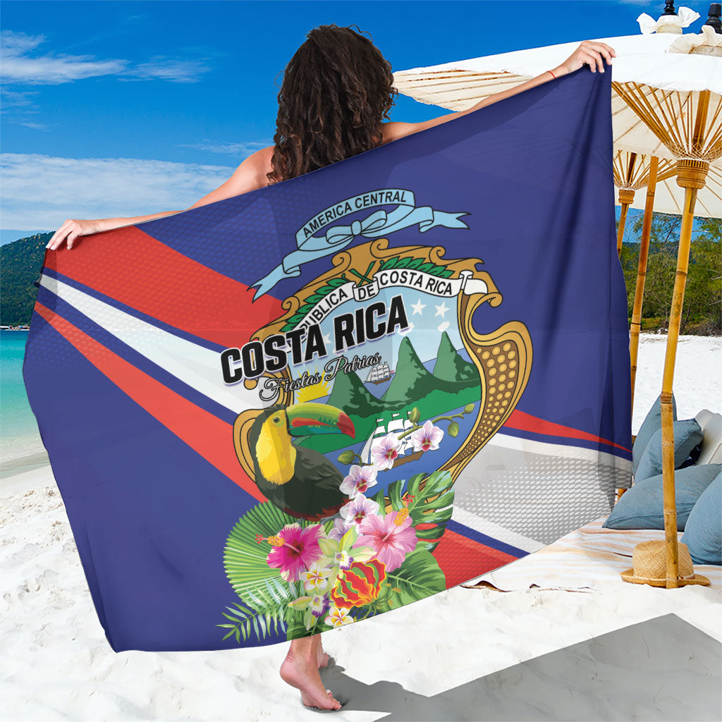 Costa Rica Rainbow Toucan Sarong Happy Independence Day