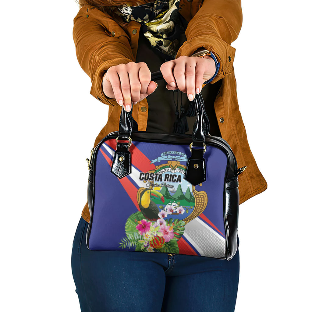 Costa Rica Rainbow Toucan Shoulder Handbag Happy Independence Day