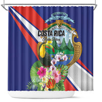 Costa Rica Rainbow Toucan Shower Curtain Happy Independence Day