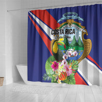 Costa Rica Rainbow Toucan Shower Curtain Happy Independence Day