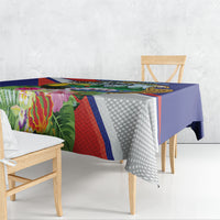 Costa Rica Rainbow Toucan Tablecloth Happy Independence Day