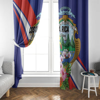 Costa Rica Rainbow Toucan Window Curtain Happy Independence Day