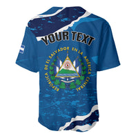 Personalized El Salvador Turquoise Browed Motmot Baseball Jersey Happy Independence Day