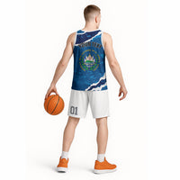 Personalized El Salvador Turquoise Browed Motmot Basketball Jersey Happy Independence Day