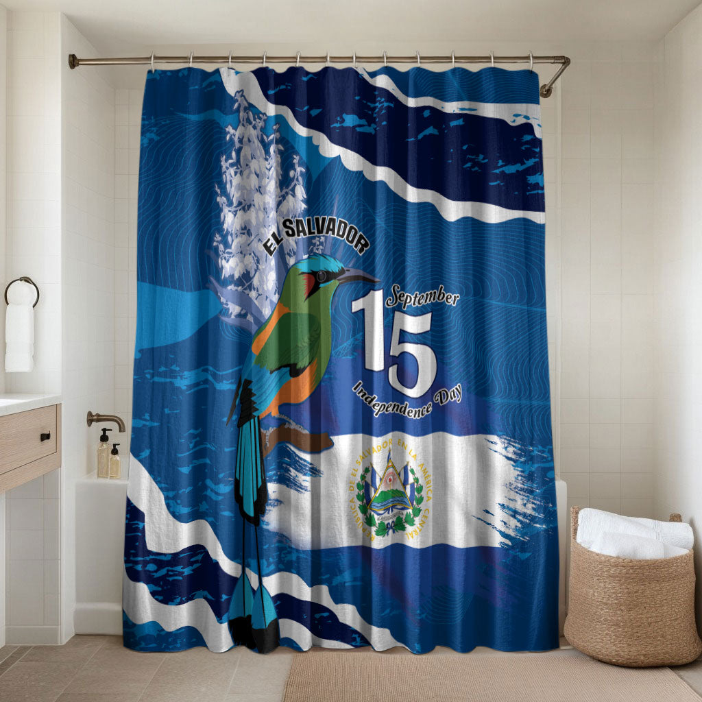 El Salvador Turquoise Browed Motmot Bathroom Set Happy Independence Day