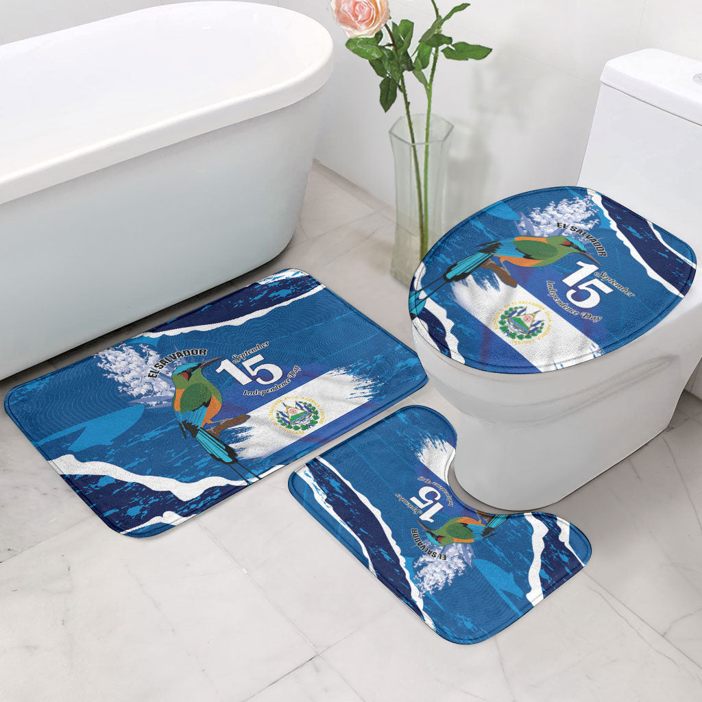 El Salvador Turquoise Browed Motmot Bathroom Set Happy Independence Day