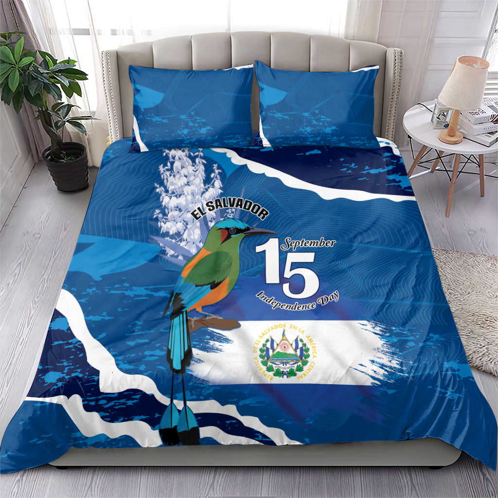El Salvador Turquoise Browed Motmot Bedding Set Happy Independence Day