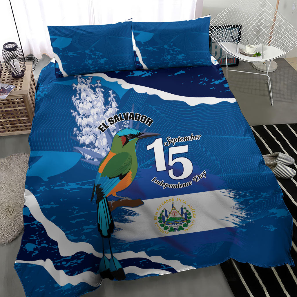 El Salvador Turquoise Browed Motmot Bedding Set Happy Independence Day