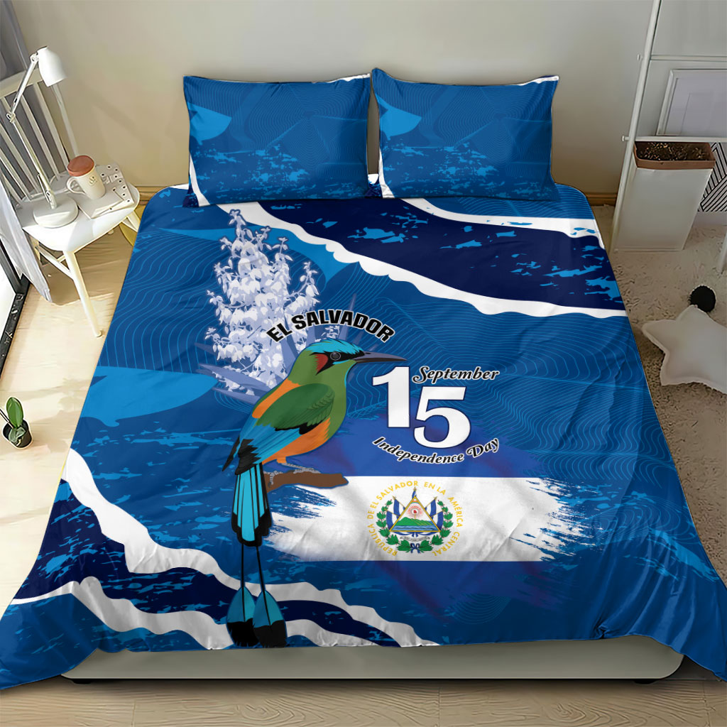 El Salvador Turquoise Browed Motmot Bedding Set Happy Independence Day