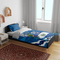 El Salvador Turquoise Browed Motmot Bedding Set Happy Independence Day