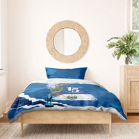 El Salvador Turquoise Browed Motmot Bedding Set Happy Independence Day