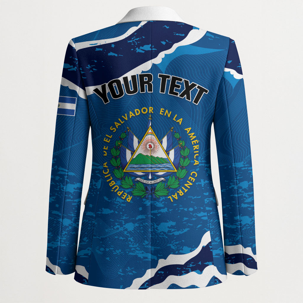 Personalized El Salvador Turquoise Browed Motmot Blazer Happy Independence Day