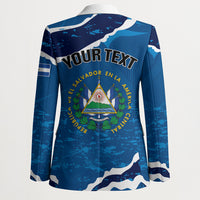 Personalized El Salvador Turquoise Browed Motmot Blazer Happy Independence Day