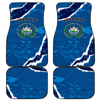 Personalized El Salvador Turquoise Browed Motmot Car Mats Happy Independence Day